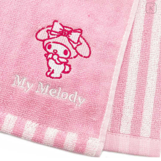 Japan Sanrio Sports Towel - My Melody / Pink Stripe - 2