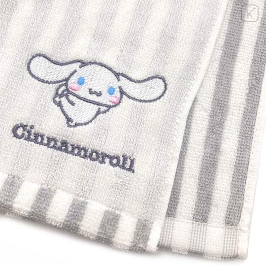 Japan Sanrio Sports Towel - Cinnamoroll / Grey Stripe - 2