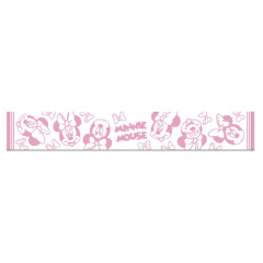 Japan Disney Sports Towel - Minnie Mouse / White & Pink