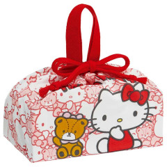 Japan Sanrio Drawstring Pouch & Lunch Bag - Hello Kitty & Bear