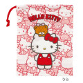 Japan Sanrio Drawstring Pouch - Hello Kitty & Bear - 2