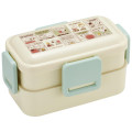 Japan Peanuts 2 Tier Bento Lunch Box 600ml - Snoopy / Comics - 1