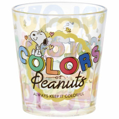Japan Peanuts Acrylic Clear Tumbler - Snoopy / Colors