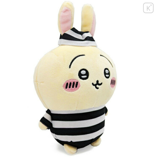Japan Chiikawa Chubby Potetama Plush Toy - Usagi : Prisoner In Jail - 2