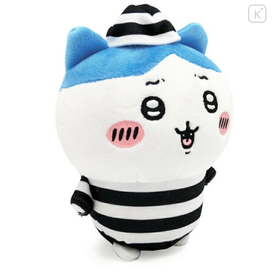 Japan Chiikawa Chubby Potetama Plush Toy - Hachiware / Prisoner In Jail - 2