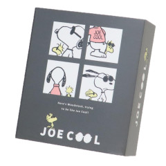 Japan Peanuts Mini Notepad - Snoopy / Joe Cool Black
