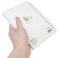 Japan Peanuts A6 Ring Notebook - Snoopy / Food Time - 2