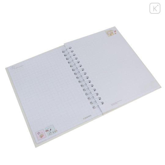 Japan Peanuts A6 Ring Notebook - Snoopy / Food Time - 3