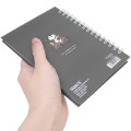 Japan Peanuts A6 Ring Notebook - Snoopy / Joe Cool Black - 2