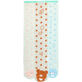 Japan San-X Jacquard Face Towel - Chairoikoguma & Forest Friends / Dots - 1