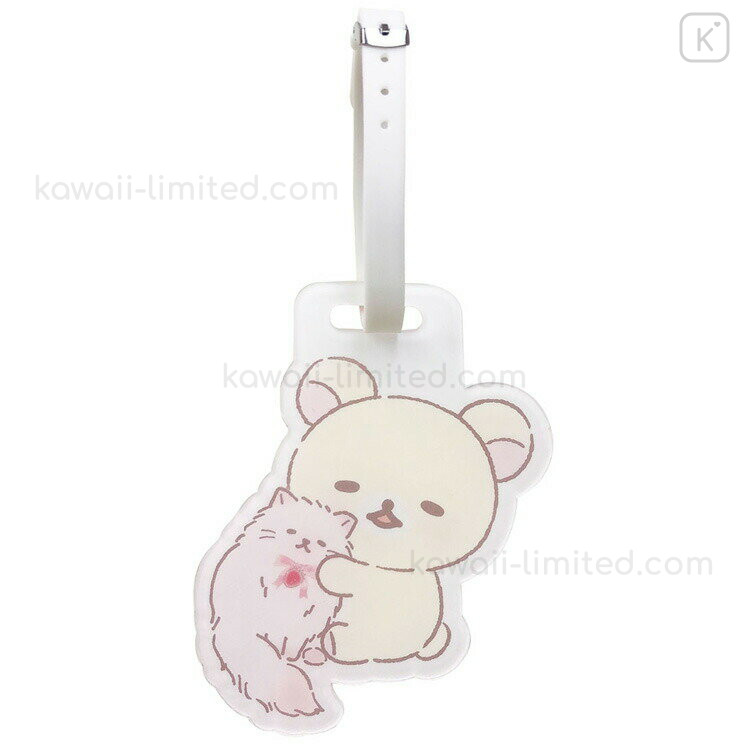 Japan San-X Acrylic Name Tag - Korilakkuma Strawberry Cat | Kawaii