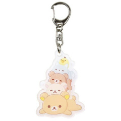 Japan San-X Acrylic Name Tag - Rilakkuma : Buddy