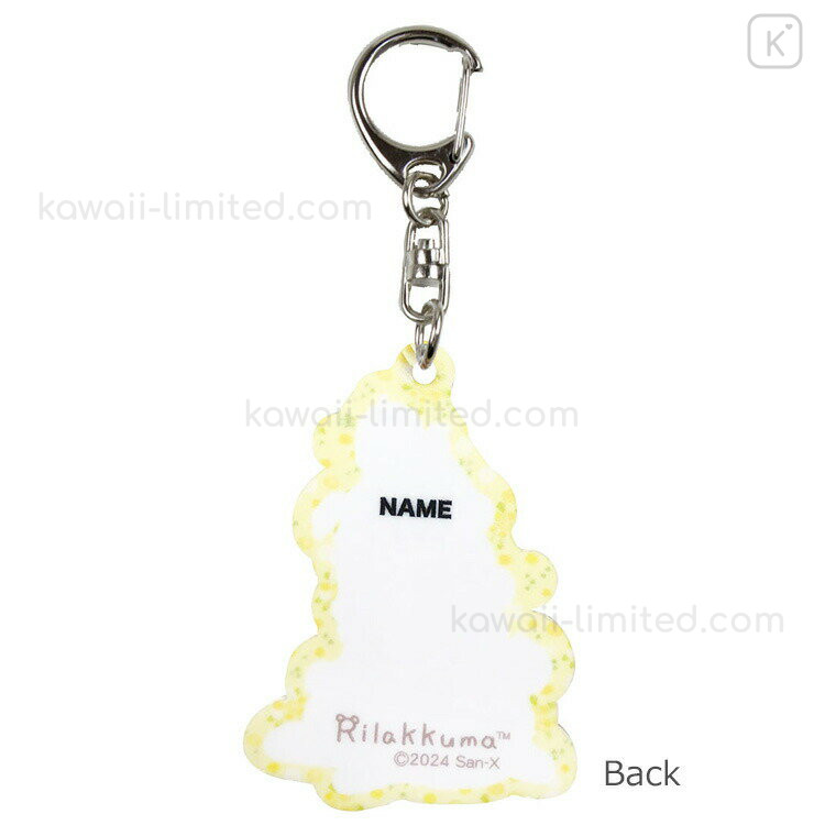 Japan San-X Acrylic Name Tag - Rilakkuma : Buddy | Kawaii Limited