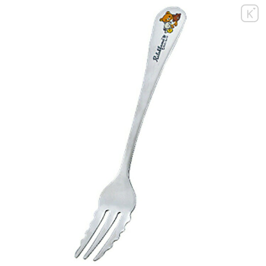 Japan San-X Stainless Steel Fork (M) - Rilakkuma & Korilakkuma - 1