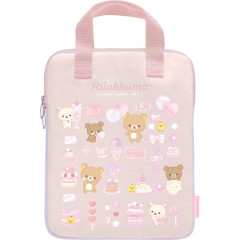 Japan San-X Laptop Bag Tablet Case - Rilakkuma / Sweets Happy Days