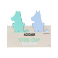 Japan Moomin Steel Clip - Moomin / Silhouette - 1