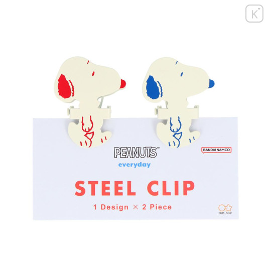 Japan Peanuts Steel Clip - Snoopy - 1