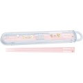 Japan San-X Chopsticks 16.5cm with Case - Rilakkuma / Fun Memory - 1