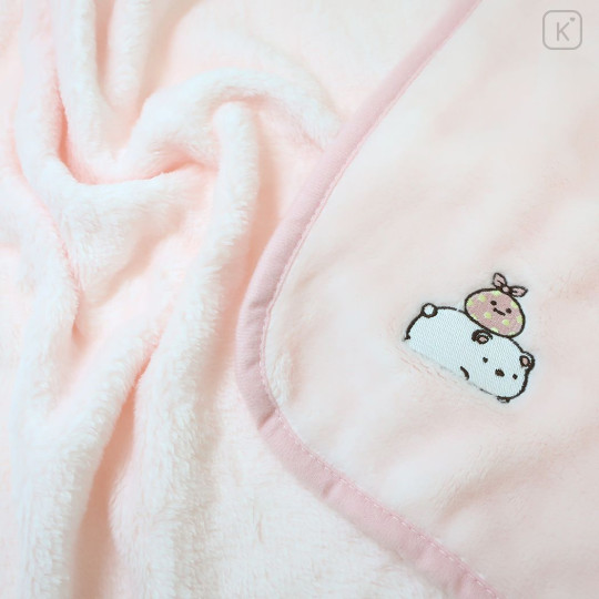 Japan San-X Nap Blanket with Mascot Drawstring - Sumikko Gurashi / Shirokuma Polar Bear - 2