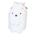 Japan San-X Nap Blanket with Mascot Drawstring - Sumikko Gurashi / Shirokuma Polar Bear - 5