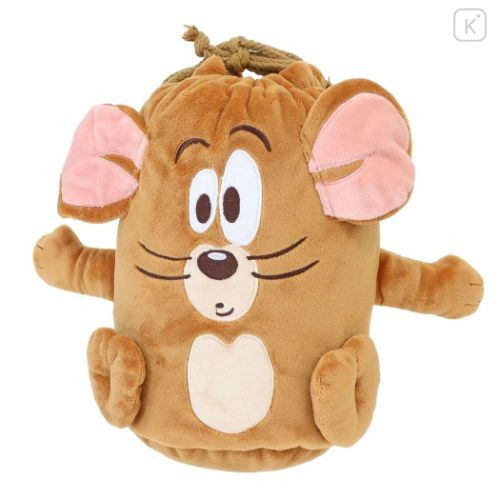 Japan Tom and Jerry Nap Blanket with Mascot Drawstring - Jerry - 5