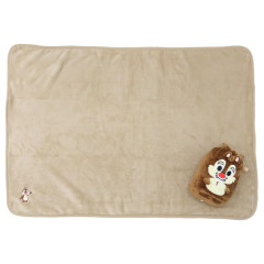Japan Disney Nap Blanket with Mascot Drawstring - Dale