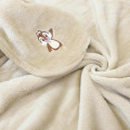 Japan Disney Nap Blanket with Mascot Drawstring - Dale - 2