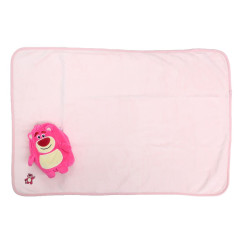 Japan Disney Nap Blanket with Mascot Drawstring - Lotso