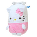 Japan Sanrio Nap Blanket with Mascot Drawstring - Hello Kitty - 4