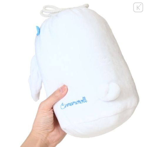 Japan Sanrio Nap Blanket with Mascot Drawstring - Cinnamoroll - 6