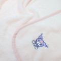 Japan Sanrio Nap Blanket with Mascot Drawstring - Kuromi - 2