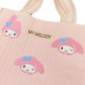 Japan Sanrio Die-cut Embroidery Quilted Tote Bag - My Melody - 4