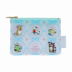 Japan Sanrio × Mofusand Clear Mini Pouch - Cat / Fruit