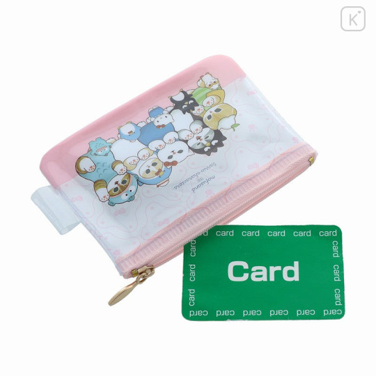 Japan Sanrio × Mofusand Clear Mini Pouch - Cat / Paw - 6