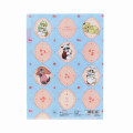 Japan Sanrio × Mofusand 3 Pockets A5 Clear File - Cat / Hug Me - 5