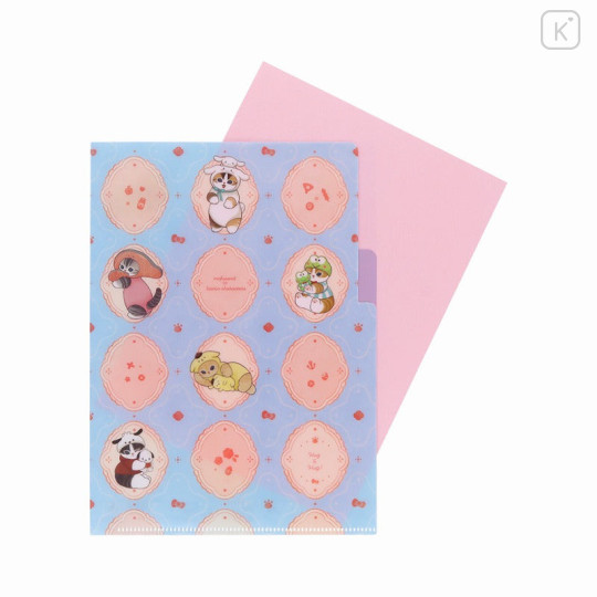 Japan Sanrio × Mofusand 3 Pockets A5 Clear File - Cat / Hug Me - 6