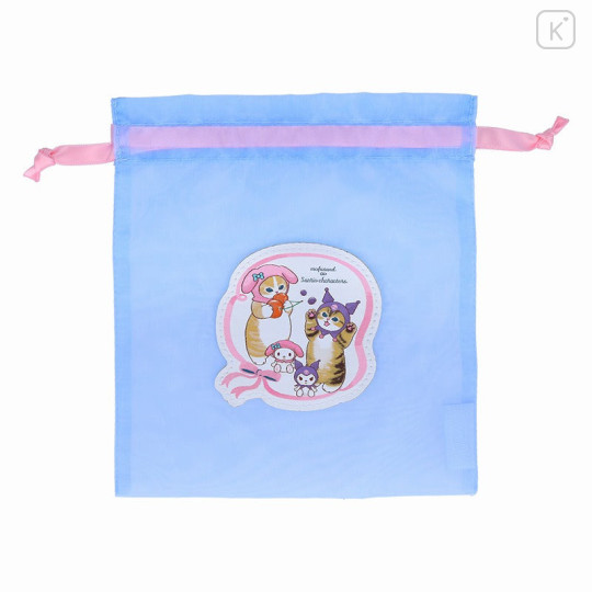 Japan Sanrio × Mofusand Drawstring Bag - Kuromi & My Melody - 1