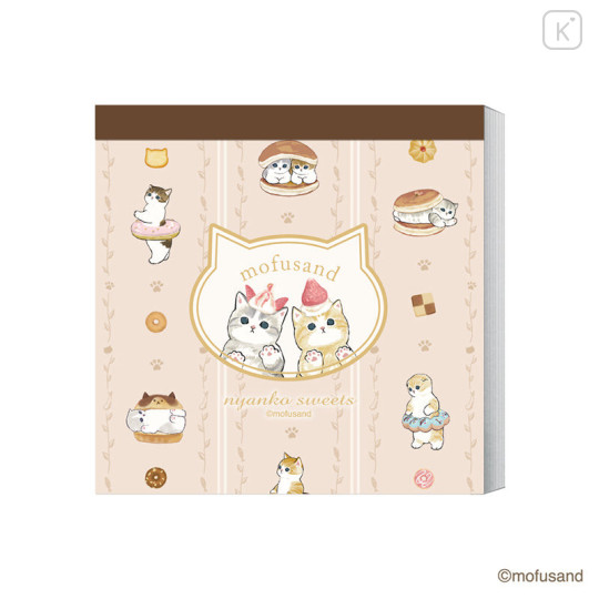 Japan Mofusand Memo Pad - Cat / Dessert - 1