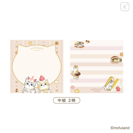 Japan Mofusand Memo Pad - Cat / Dessert - 2