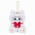 Japan Mofusand Exhibition Mascot Holder - Cat / Teddy Bear Nyan White - 1