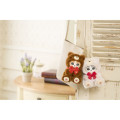 Japan Mofusand Exhibition Mascot Holder - Cat / Teddy Bear Nyan White - 2