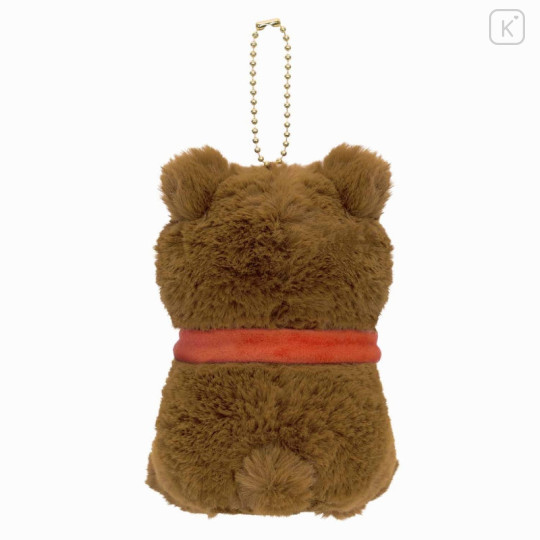 Japan Mofusand Exhibition Mascot Holder - Cat / Teddy Bear Nyan Brown - 5