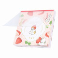 Japan Mofusand Square Memo - Fruit Cat / Strawberry - 3