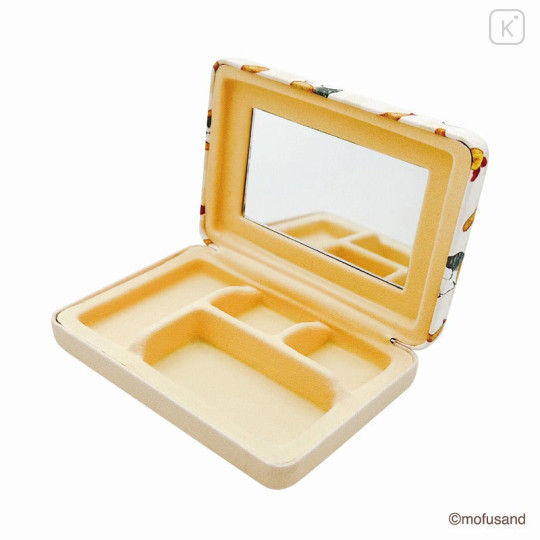 Japan Mofusand Mirror Accessory Case - Cat / Fried Shrimp - 6