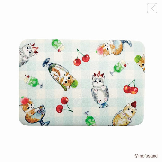 Japan Mofusand Mirror Accessory Case - Cat / Parfait - 1