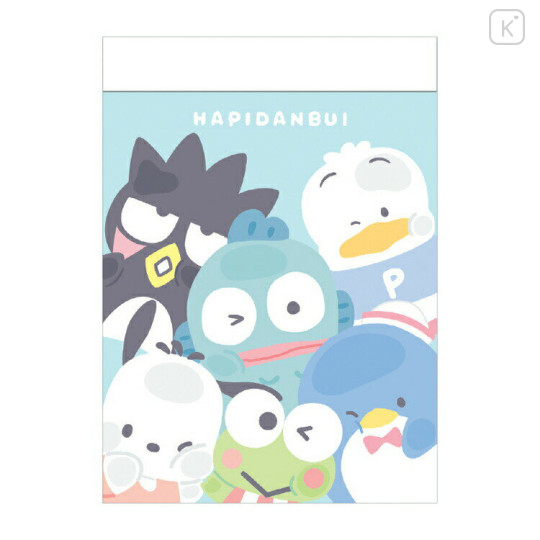 Japan Sanrio Mini Notepad - Hapidanbui Boys / Photo Time - 1