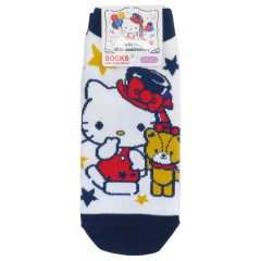 Japan Sanrio Socks - Tiny Chum & Hello Kitty Always By Your Side / 50th Anniversary