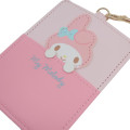 Japan Sanrio Pass Case Card Holder with Reel - My Melody / Hide And Seek - 3