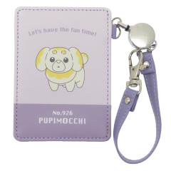 Japan Pokemon Pass Case Card Holder with Reel - Fidough / Fun Time