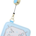 Japan Sanrio Pass Case Card Holder with Reel - Cinnamoroll : Beauty - 3